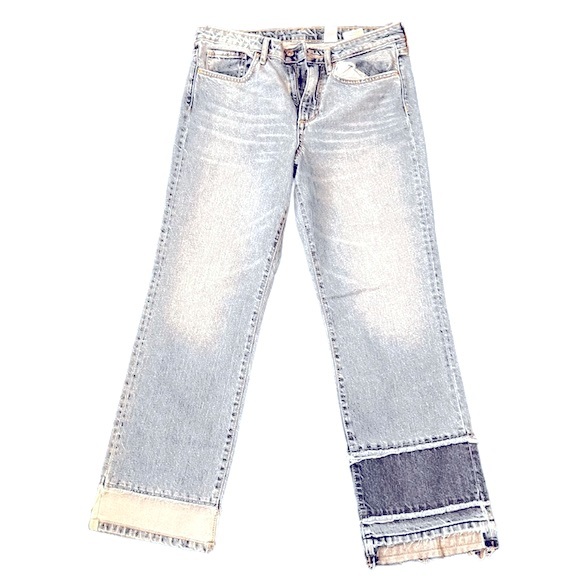 Denim Straight Cut High Waist Size 28 - Picture 2 of 5